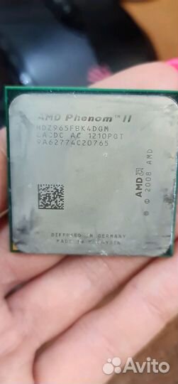 AMD Phenom II X4 hdz965fbk4dgm AM3