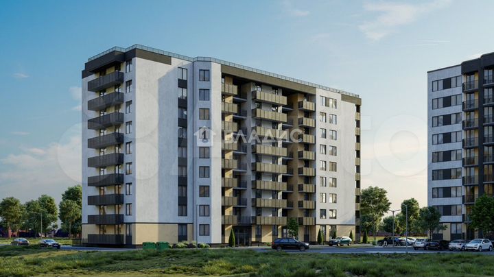 2-к. квартира, 60,9 м², 8/9 эт.