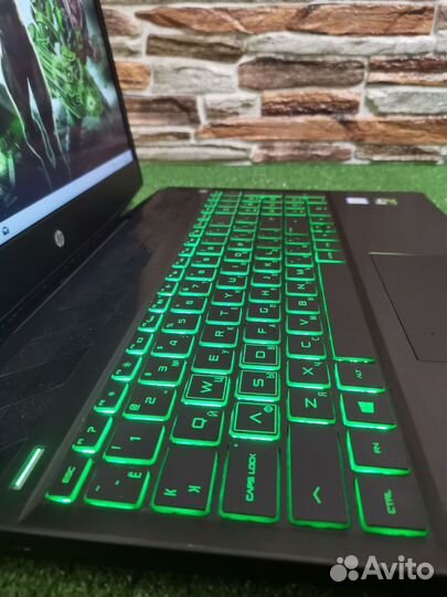 Игровой ноутбук HP pavilion i5 8го/GTX 1050Ti/ssd