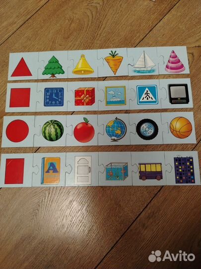 Пазлы сортеры 3 шт