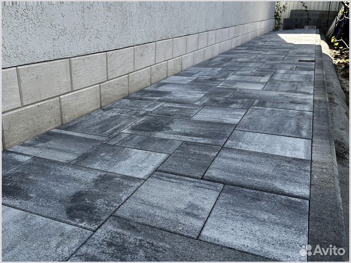 Тротуарная плитка цветная