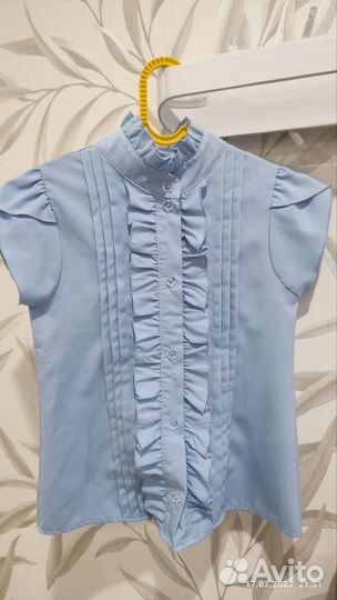 Блузки школьные 122