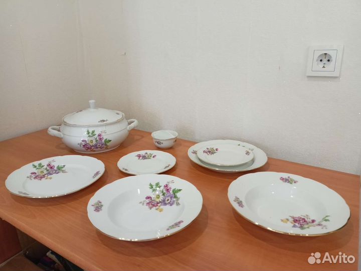 Сервиз столовый 6 персон Thun Natalie Чехословакия