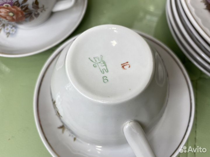 Чайный сервиз СССР Прокопьевский