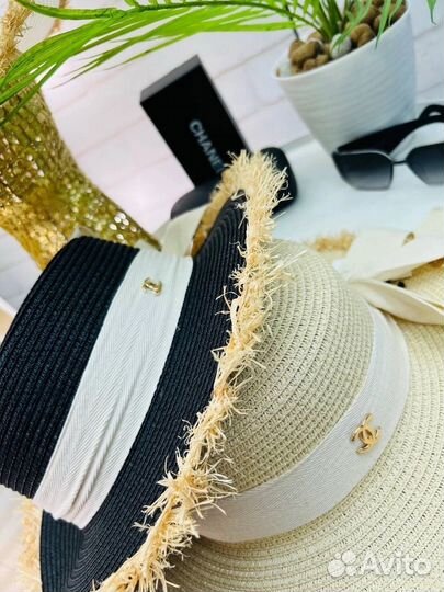 Шляпа плетеная женская