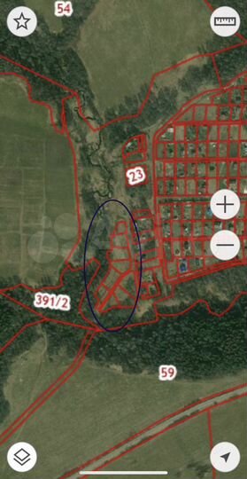 Участок 100 сот. (ИЖС)