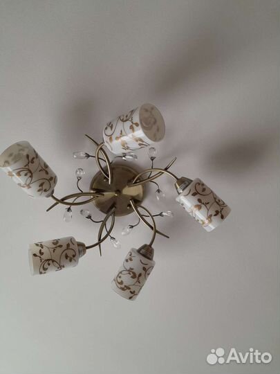Люстра потолочная бу