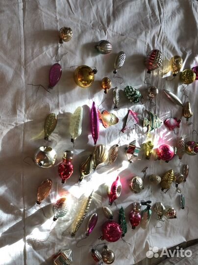 Елочные игрушки СССР одним лотом