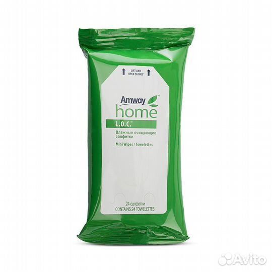 Влажные очищающие салфетки Амвей / Amway L.O.C