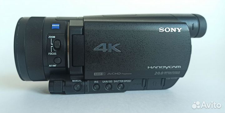 4К видеокамера Sony ax100e + допы (обмен)