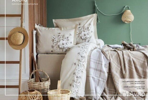 Постельное белье + плед. Хлопок 100 Турция