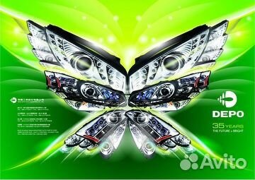 Фара R skoda octavia 05