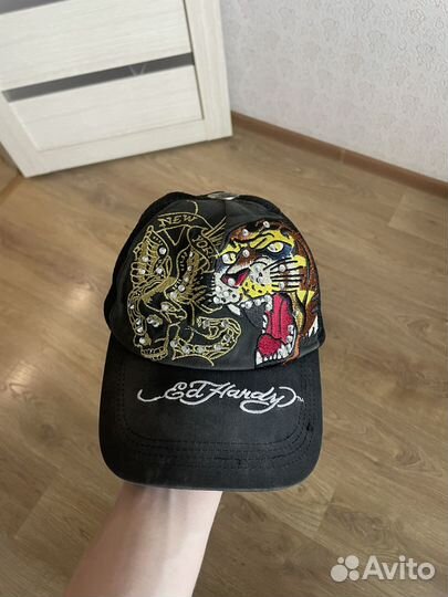 Ed hardy кепка оригинал sk8 y2k