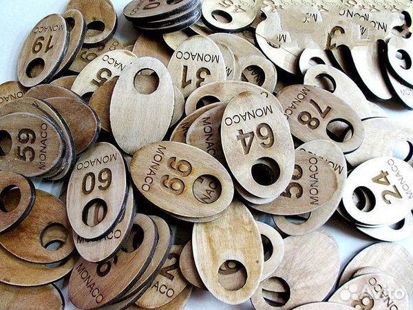 Номерки для гардероба