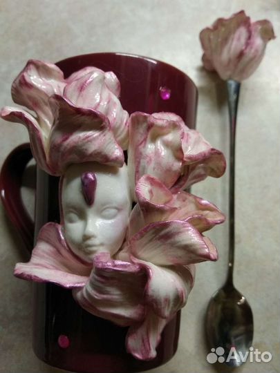 Чашка ручная работа