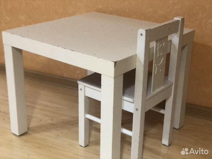 Детский стол и стул IKEA