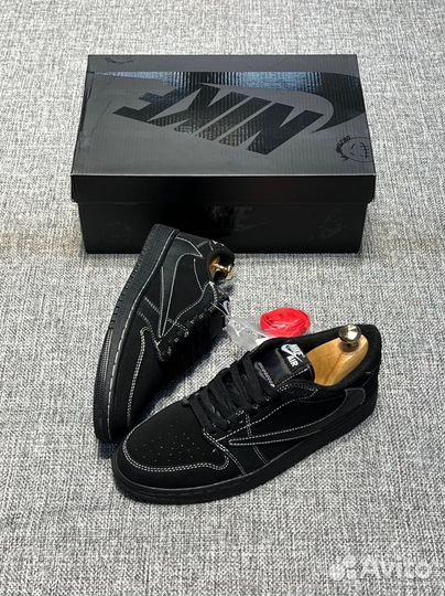 Travis Scott x Air Jordan 1 Low OG Black Phantom