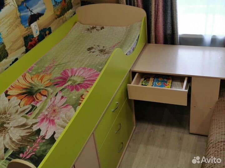 Детская кровать чердак Карлсон мини