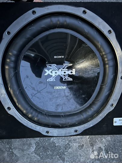 Сабвуфер sony xplod 1300w