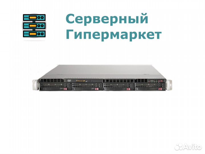 Supermicro 6017R / 2xE5-2690v2 / 12x16GB 12800R