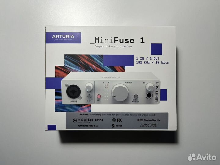 Звуковая карта Arturia Minifuse 1 White новая
