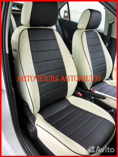 Чехлы Автопилот Skoda Rapid 1 из экокожи Классика