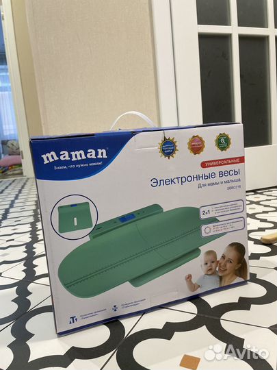 Детские электронные весы Maman