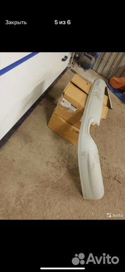 Накладка на задний бампер passat b6 r line