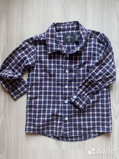 Рубашка на мальчика 86 размер