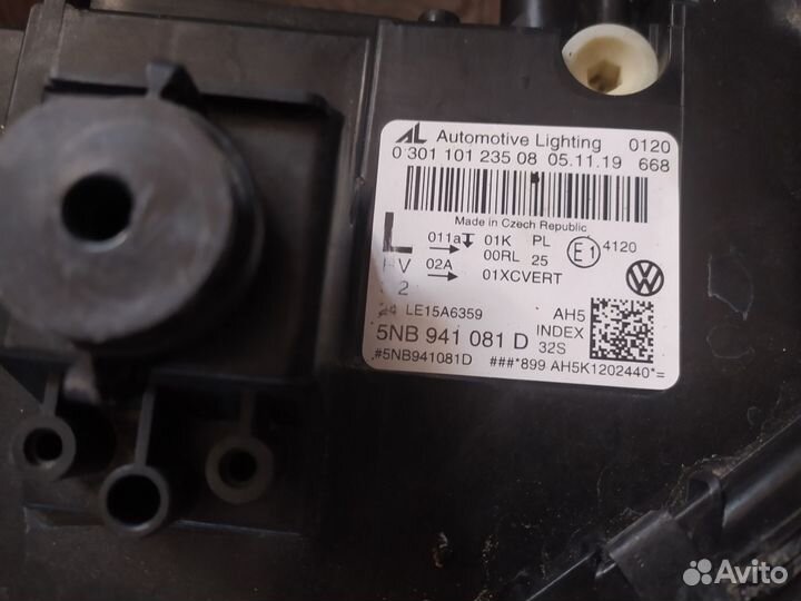 Фара левая Тигуан 2016-2020 Оригинал Без Дефектов