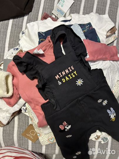 Вещи пакетом на девочку 0-3м