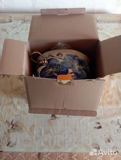 Кастрюля эмалированная 