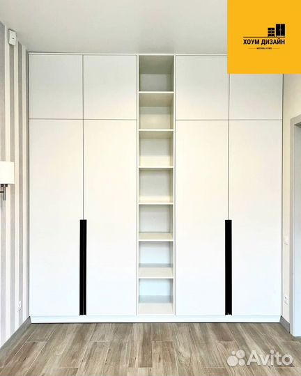 Шкаф встроенный распашной