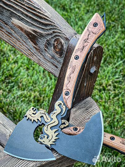 Кизлярский топор с гравировкой