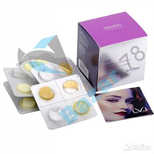 LVL Nouveau Lashes составы коллагенирование