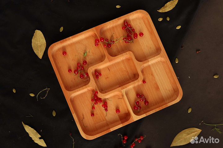 Менажница деревянная