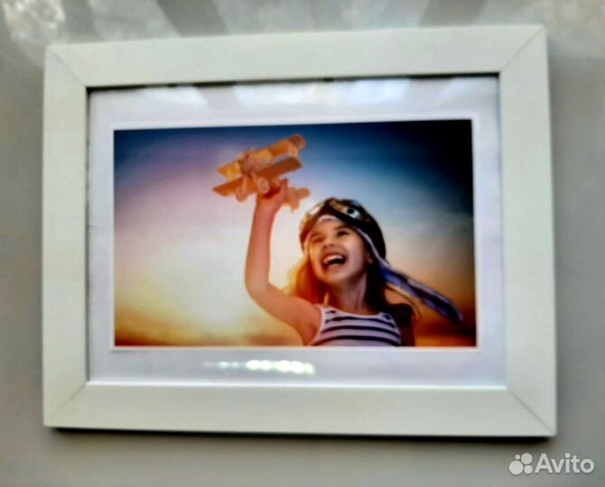 Фоторамка IKEA чёрная, белая