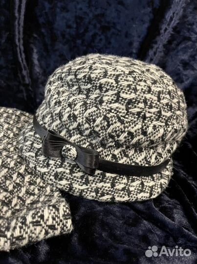 Шляпка и шарфик шерсть Loricci