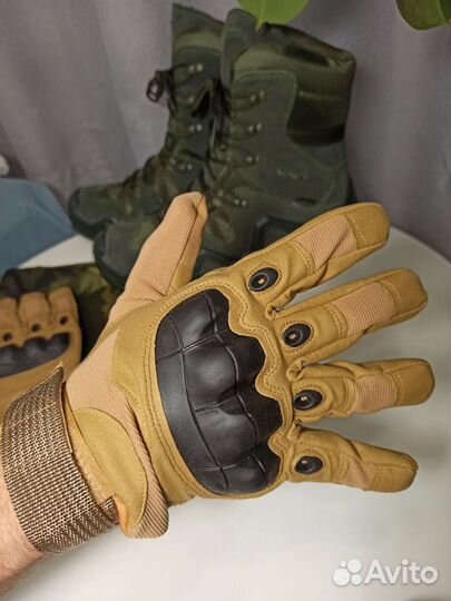 Перчатки тактические военные мужские охота рыбалка