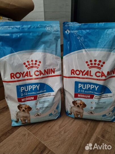 Корм для щенков Роял канин медиум 3 кг