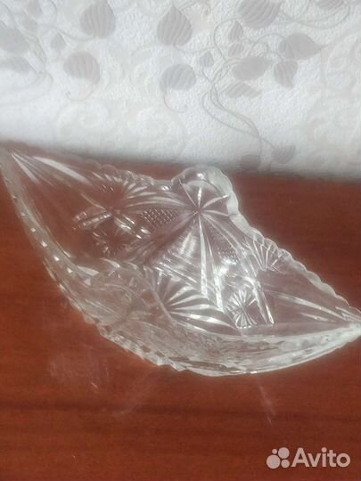 Лодочка хрусталь,стопки,фужеры,бокалы из СССР