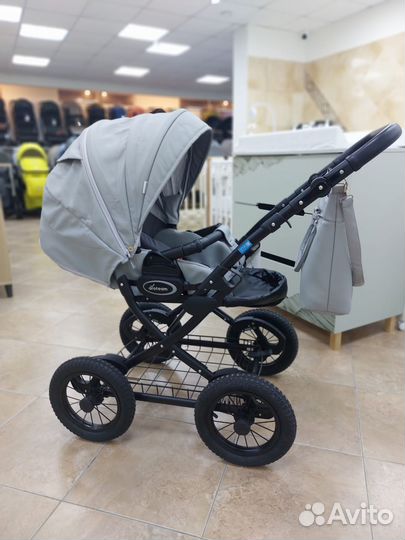 Коляска cocoline prima 2в 1 &03(серый)