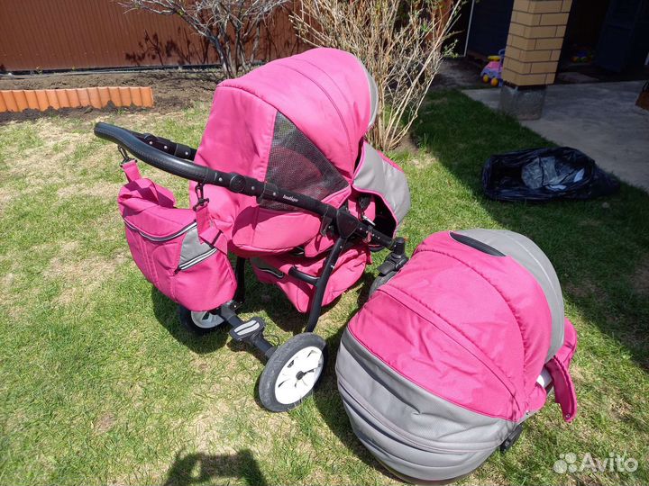 Коляска 2 в 1 индиго