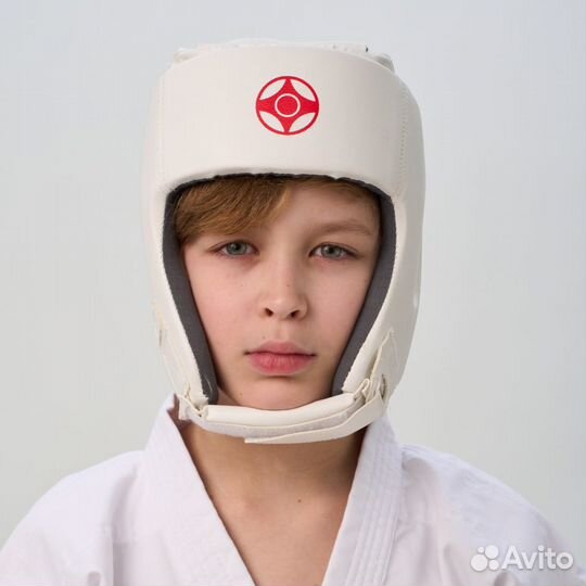 Шлем для карате открытого типа