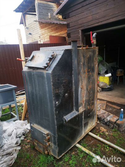 Твердотопливный котел длительного горения бу