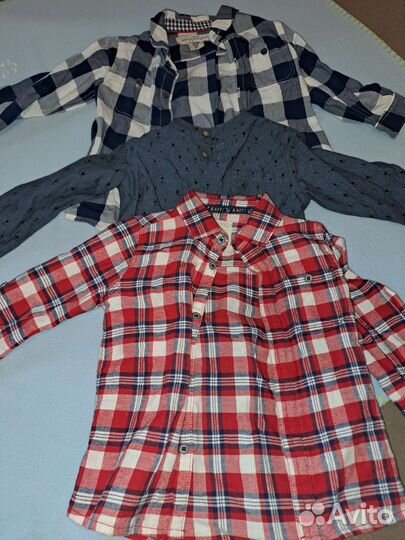 Рубашка на мальчика 86