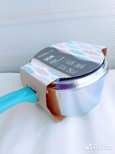 Ковш с крышкой 1,5 л azure