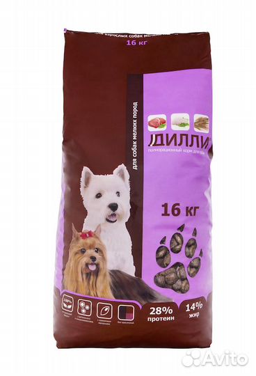 Дилли сухой корм для собак