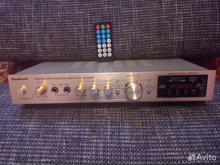 Цифровой аудио караоке усилитель Sunbuck AV-298BT
