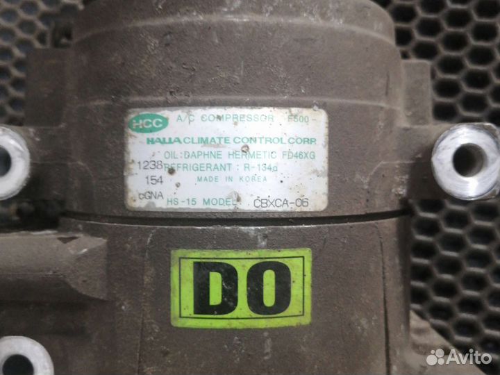 Компрессор кондиционера Hyundai Accent, Elantra
